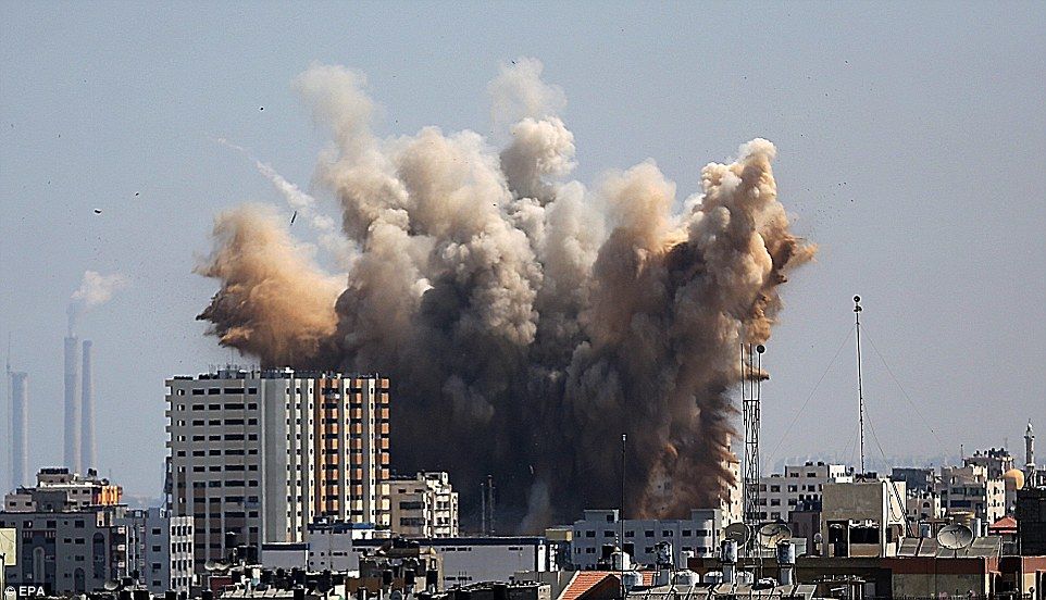 Israel Military Hits Back At Gaza in Response to Cyber Threats Concerning National Security and 600 Rockets Launched at Israel