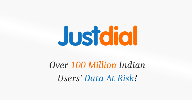 JustDial Faces Multiple Data Breaches: Confirmed by a Researcher - Over 100 Million Users Data Compromised