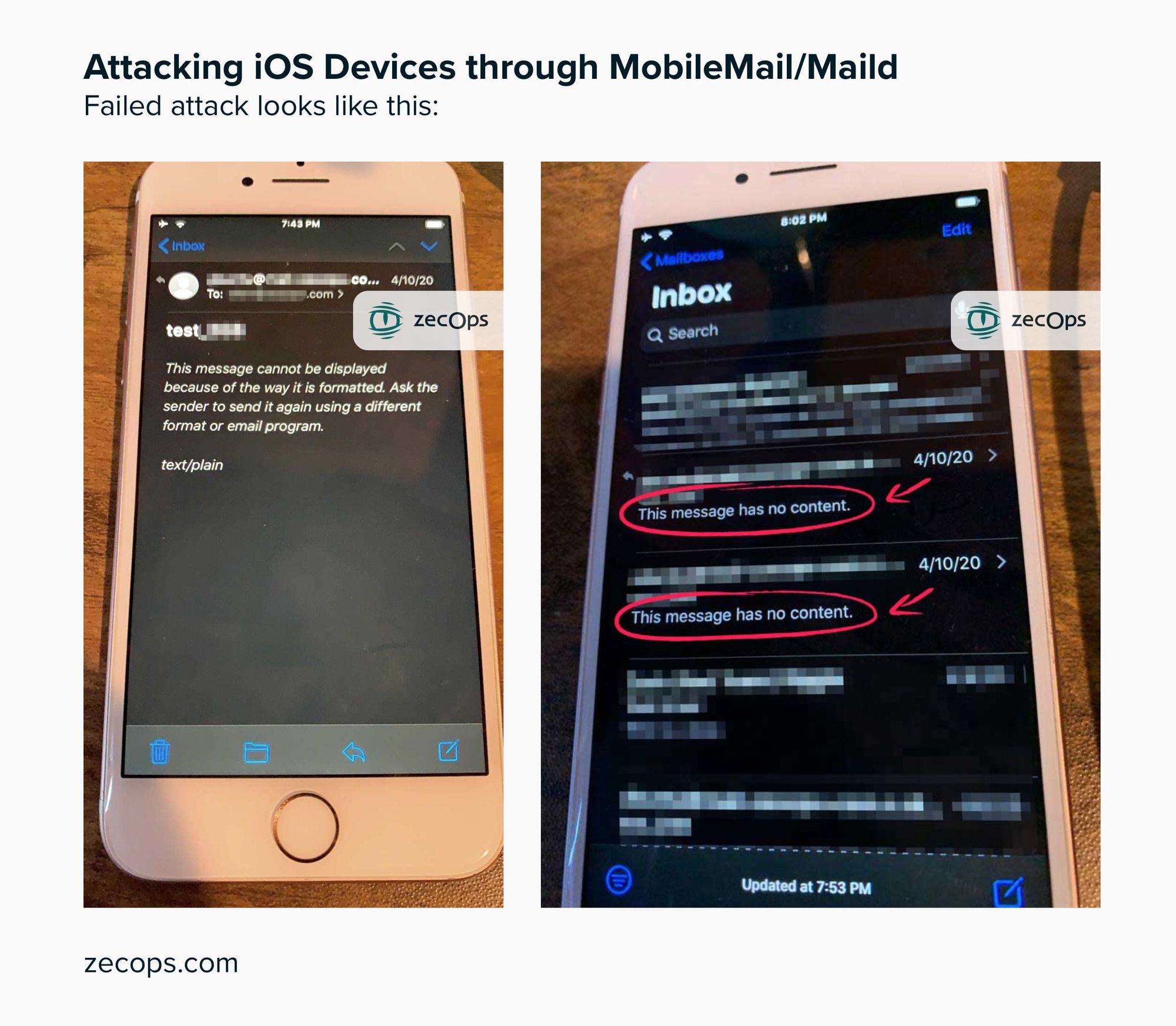 iPhone Hacked by Email