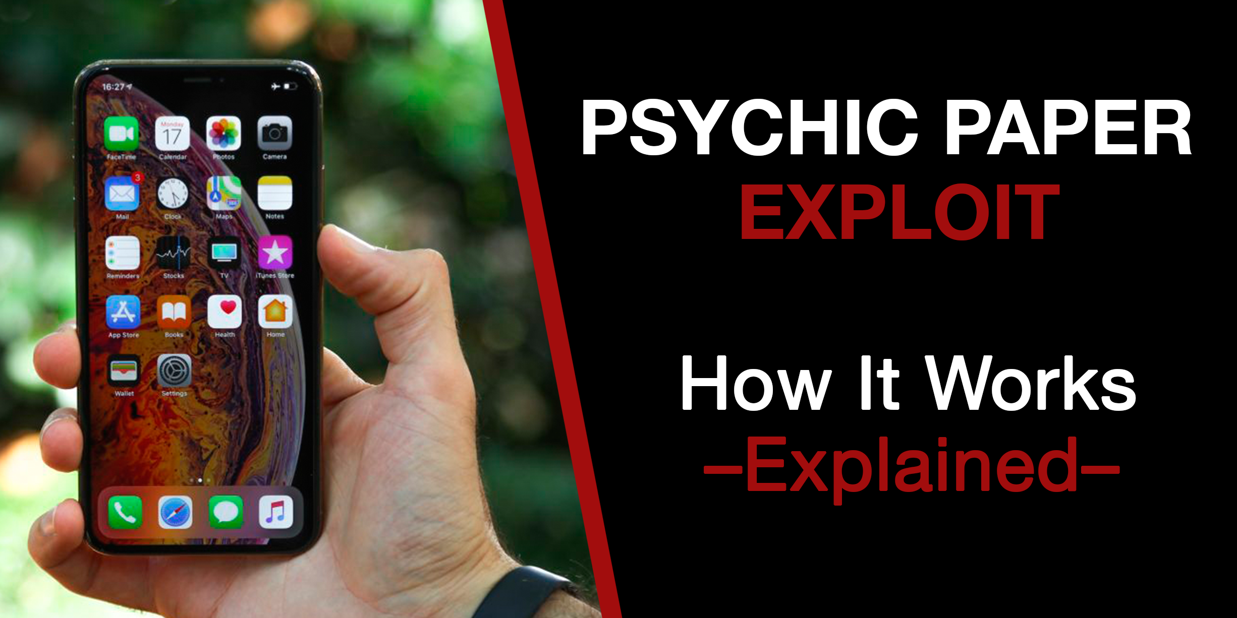 New Zero-Day Psychic Paper Exploit Allows Access to your Entire iPhone