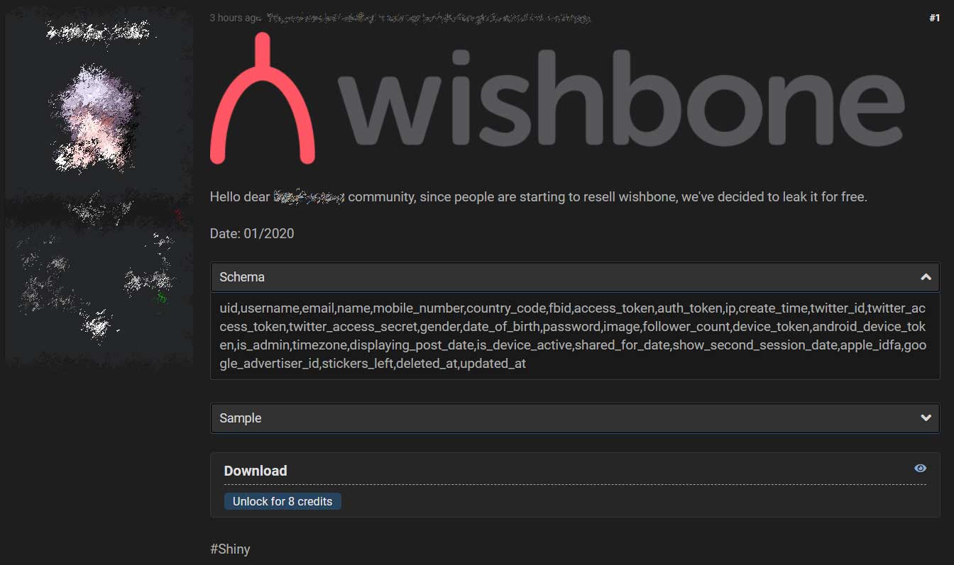 Wishbone Data dump Free