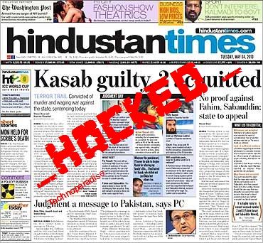 HindustanTimes.com Hacked By Silent Hacker
