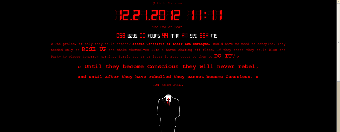 Anonymous: Project Mayhem 2012 - Code TYLER