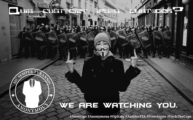 Anonymous Hacked Italian Police