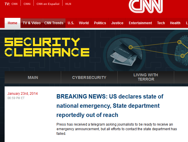 CNN's Twitter, Facebook and website hacked by Syrian Electronic Army