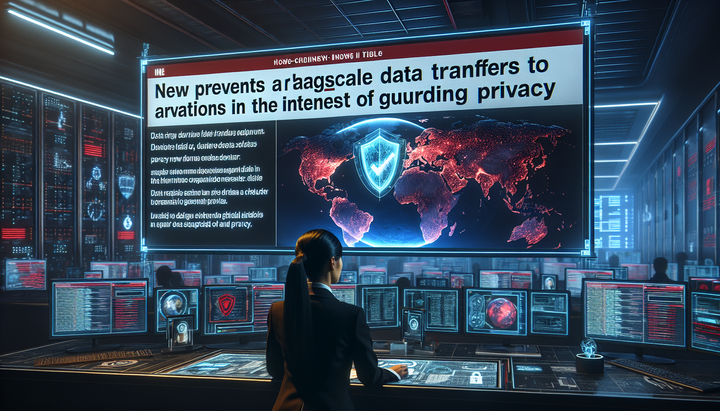 New U.S. DoJ Rule Halts Bulk Data Transfers to Adversarial Nations to Protect Privacy