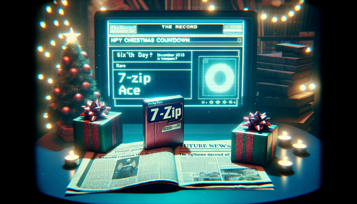 On the sixth day of Christmas, an X account gave to me: a fake 7-Zip ACE - The Record from Recorded Future News