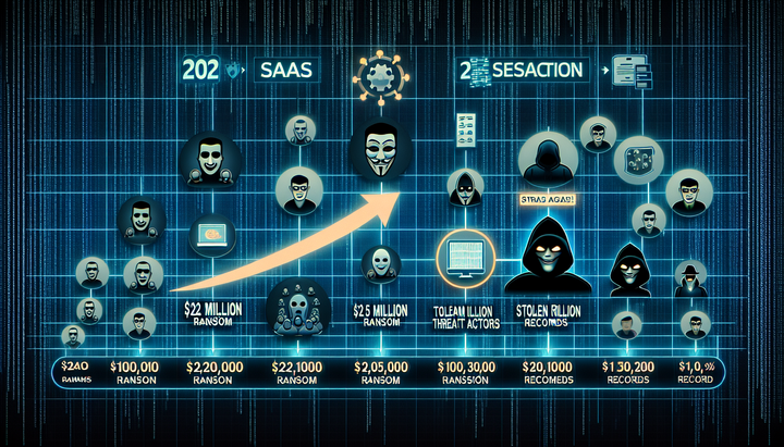 From $22M in Ransom to +100M Stolen Records: 2025's All-Star SaaS Threat Actors to Watch