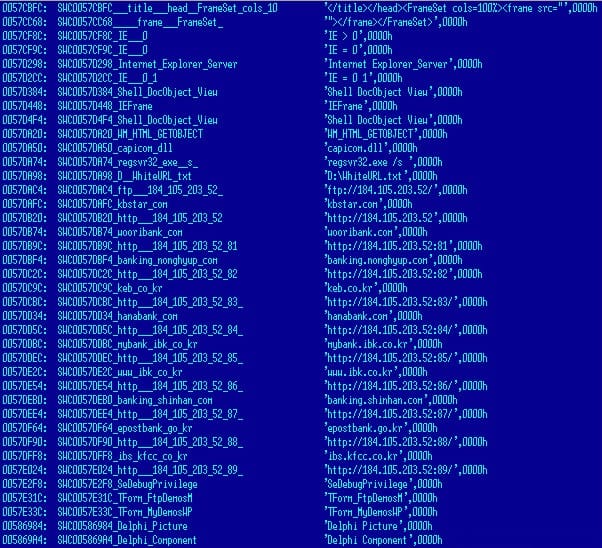 KRBanker Malware Targeting Korean Financial Institutions