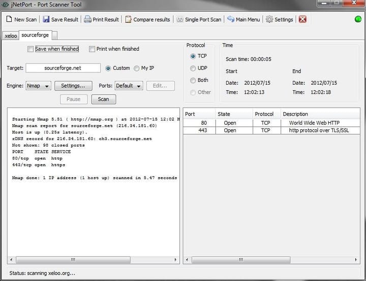 jNetPort: Active monitoring tool download
